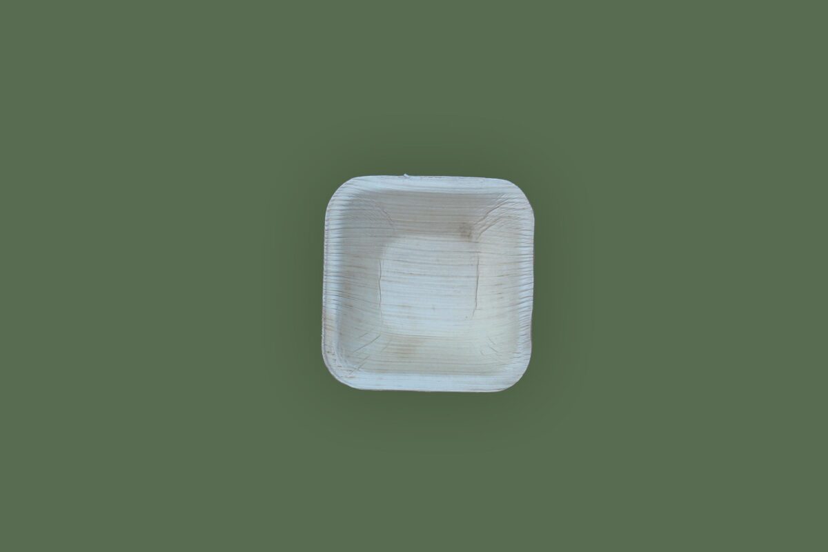 Square Palm Leaf Bowl